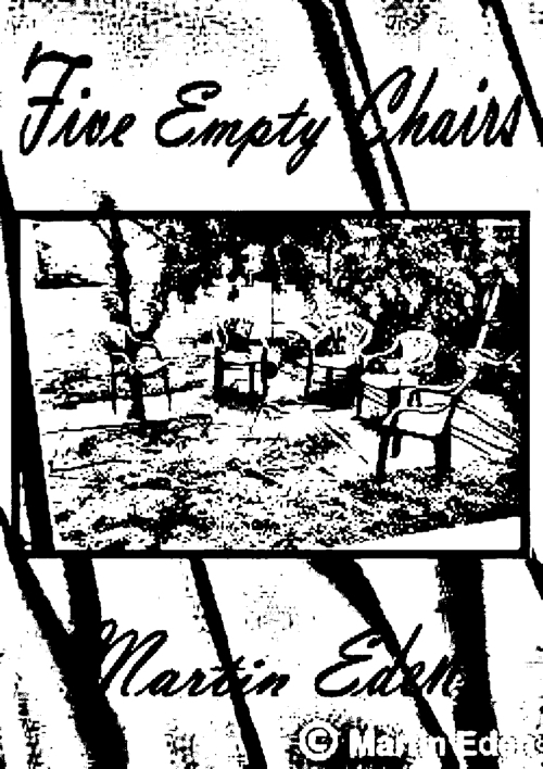 The Cover of Martin Eden's Fictional Book, 'Five Empty Chairs'