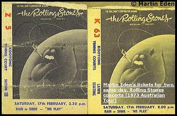 Rolling Stones Kooyong 1973